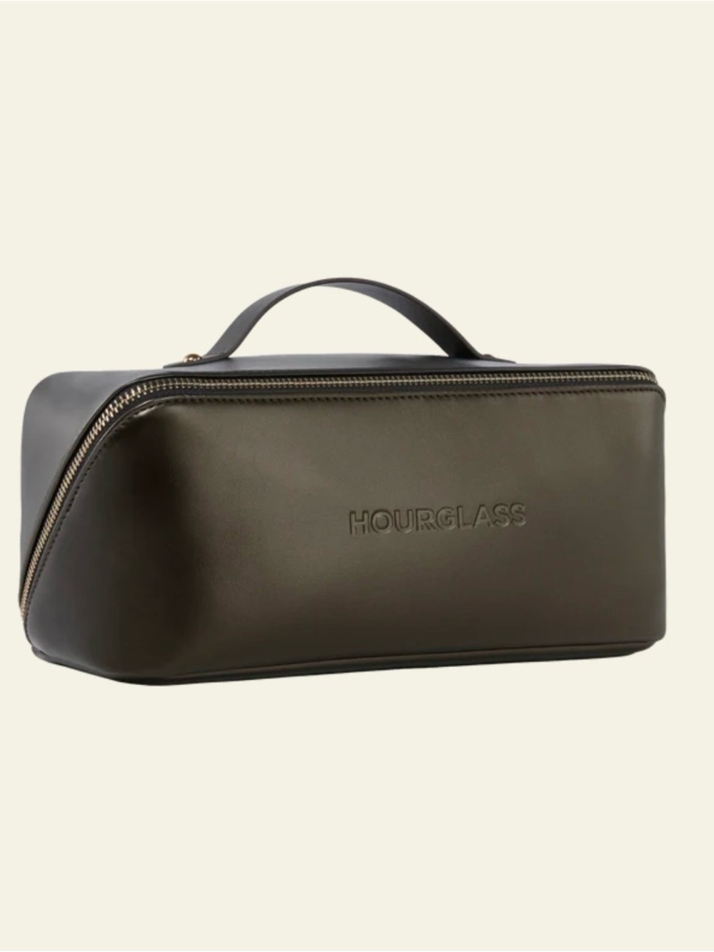 HOURGLASS Black Vegan Leather Vanity Case